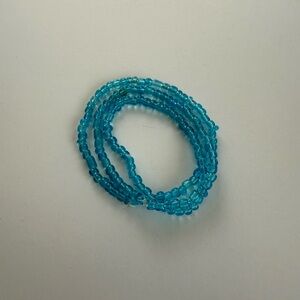 Elegant Blue Beaded Bracelet